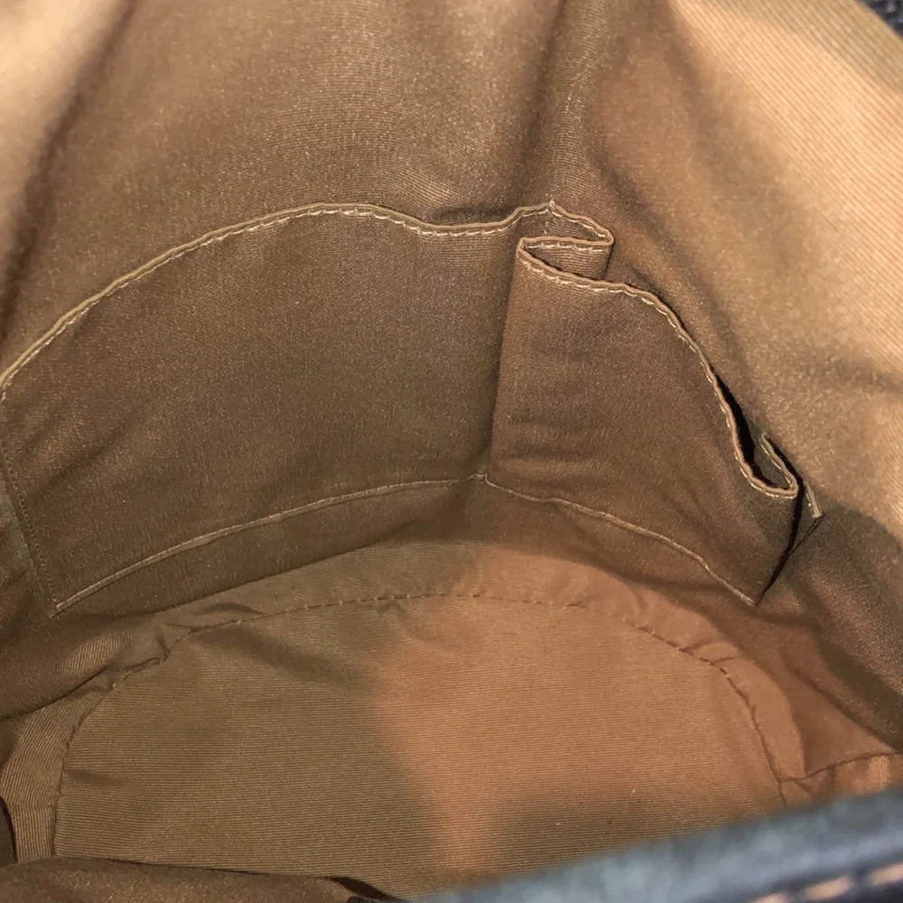 Vintage COACH Black Leather Duffle Exterior Zip Pocket Crossbody Shoulder Bag - Picture 13 of 15